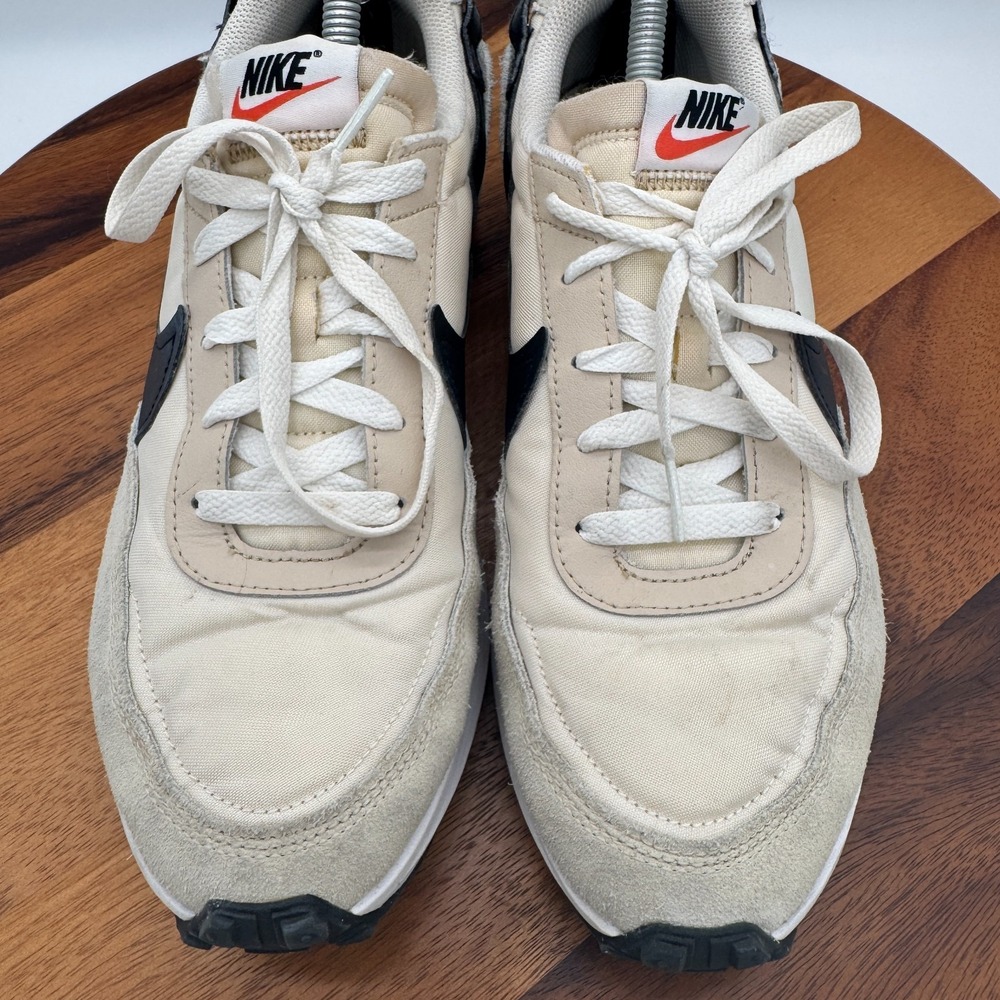 Nike Waffle Debut Shoes Womens 11.5 Beige Black Running Athletic Sneakers - Picture 3 of 10